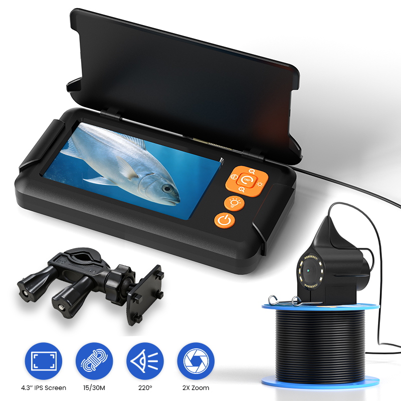 Fishing Camera - 낚시 카메라 4.3인치 화면 15M/30M 케이블