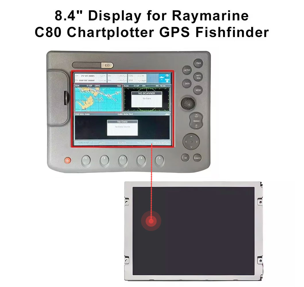 Fish Finder Gps - 레이마린 C80 차트플로터 GPS 어군탐지기 수리용