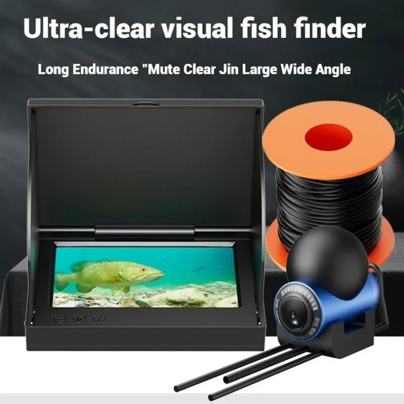 Fish Finder Portable - 4.3인치/5인치 HD 화면 낚시 카메라, 야간