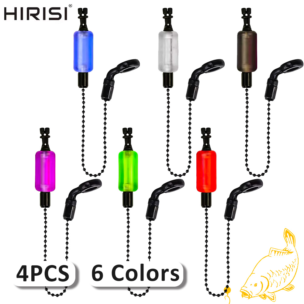 Hirisi 4pcs 낚시 스윙 어 물린 표시기 6 색 - Bite Alarm 리뷰 및 가격