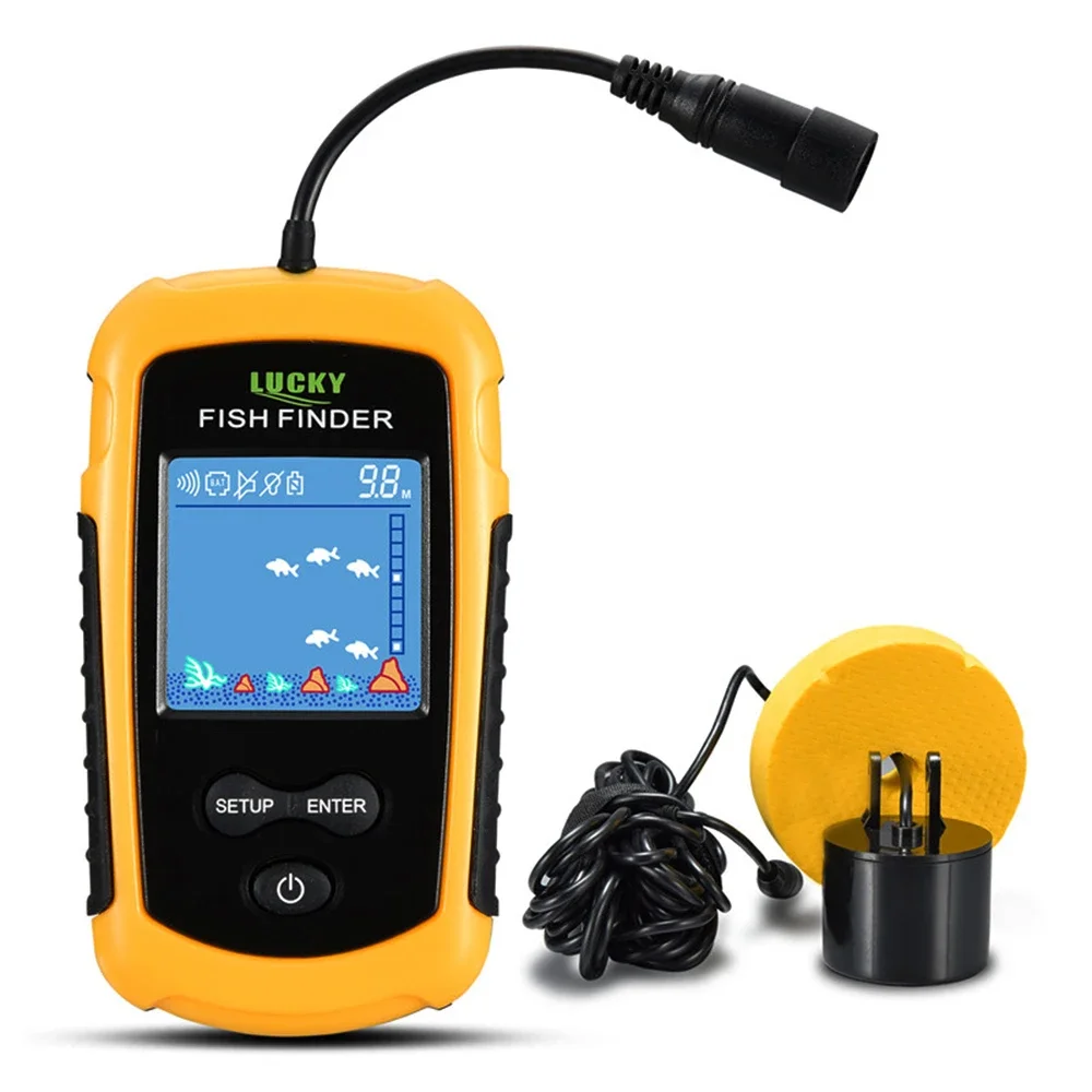 행운의 LCD 컬러 스크린 휴대용 유선 어군 탐지기 1 - Fish Finder Cable 리뷰 및 가격