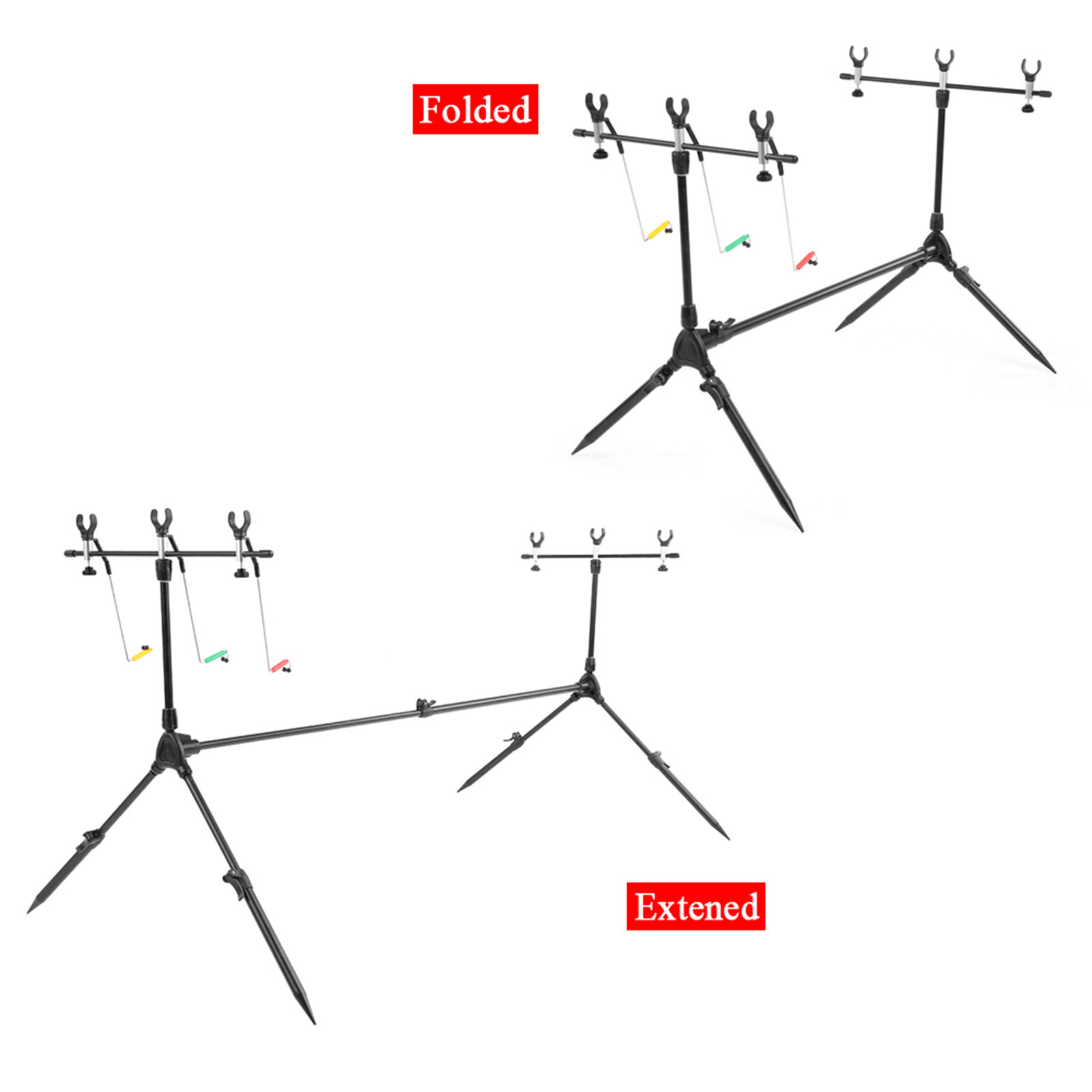 Lixada 낚싯대 포드 스탠드 거치대, 조절 가능한  - Bite Indicator 리뷰 및 가격