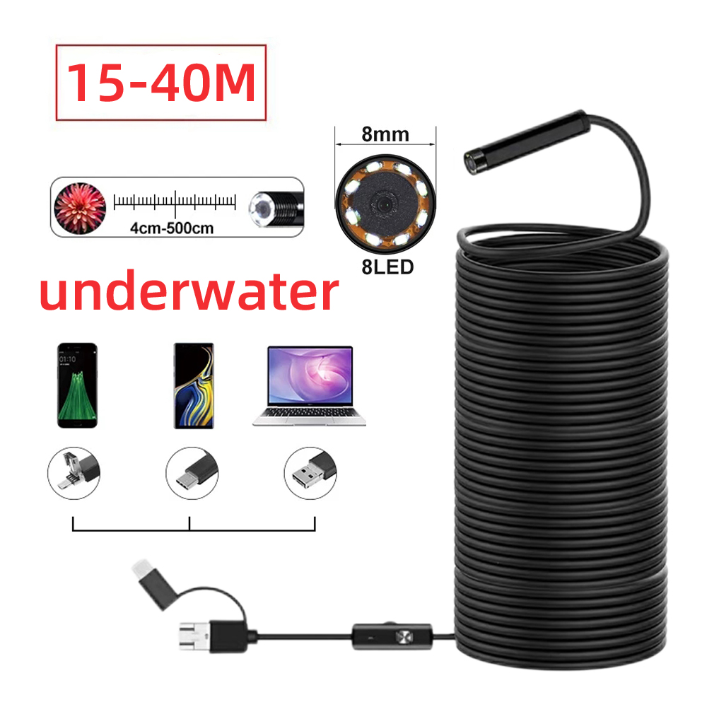 40m 어군 탐지기 미니 카메라 내시경 720P IP6 - Fish Finder Cable 리뷰 및 가격