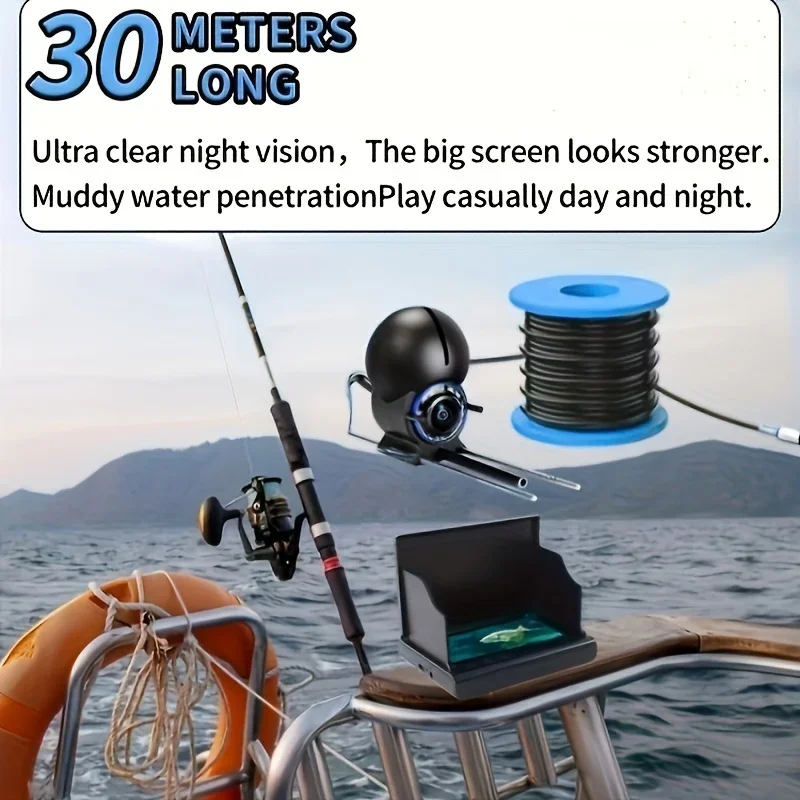 4.3인치/5인치 HD 화면 낚시 카메라, 야간 투시  - Fish Finder Portable 리뷰 및 가격
